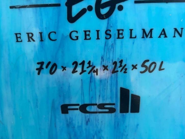 Surfplank SOFTECH FLASH ERIC GEISELMAN - FCS II - 3 FIN, Watersport en Boten, Golfsurfen, Gebruikt, Funboard, Ophalen