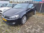 Volkswagen Golf 1.4 TSI 90KW Cabrio 2012 Zwart, Auto's, Voorwielaandrijving, 74 €/maand, 4 cilinders, Cabriolet