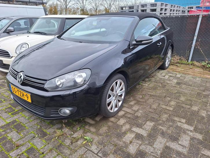 Volkswagen Golf 1.4 TSI 90KW Cabrio 2012 Zwart, Auto's, Volkswagen, Bedrijf, Benzine, C, Cabriolet, Handgeschakeld, Origineel Nederlands