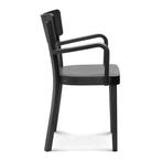 6x stoelen Fameg Faye- Kabinet zwart hout, Huis en Inrichting, Stoelen, Ophalen, Zwart, Zo goed als nieuw, Vijf, Zes of meer stoelen