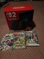 Nintendo switch 2 met 3 games (zonder mario kart world), Spelcomputers en Games, Ophalen, Zo goed als nieuw, Switch Original