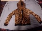 Dames vest met bont capuchon panter/ luipaard print maat m, Kleding | Dames, Huispakken, Maat 38/40 (M), Bruin, Ophalen of Verzenden