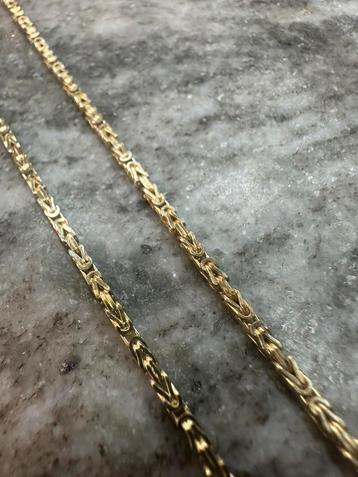 Prachtige 14k gouden koningsketting | 65 cm beschikbaar voor biedingen