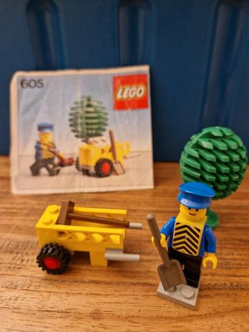 Lego 605 - Street sweeper (100% compleet)