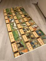 Coupon katoen stof leesplankje aap noot mies, Hobby en Vrije tijd, Stoffen en Lappen, Overige materialen, Overige kleuren, 120 cm of meer