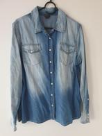 blauwe spijkerblouse Esmara maat 44, Ophalen of Verzenden, Gedragen, Maat 42/44 (L), Blauw