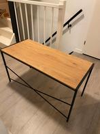 Industriële tafel Eikenhout/Metaal, Huis en Inrichting, Tafels | Salontafels, 100 tot 150 cm, 50 tot 75 cm, Zo goed als nieuw