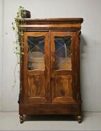 Antieke Biedermeier meidenkast vintage buffetkast demontabel, Antiek en Kunst, Ophalen of Verzenden