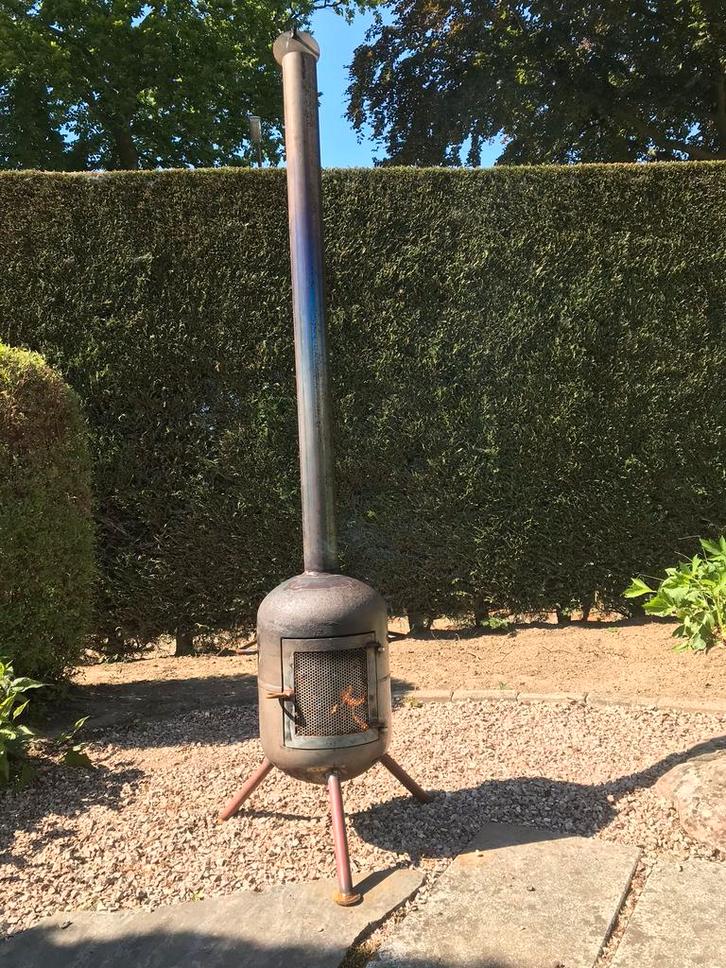 Tuin kachel terrashaard, Tuin en Terras, Tuinhaarden, Zo goed als nieuw, Ophalen