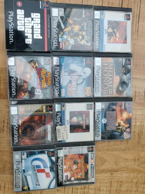 PlayStation 1 Games - Collectie van 11 Spellen, Spelcomputers en Games, Games | Sony PlayStation 1, Gebruikt, Overige genres, 1 speler