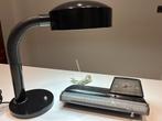Hala grote zwarte design lamp, Huis en Inrichting, Lampen | Tafellampen, Ophalen of Verzenden, Gebruikt, Metaal, Minder dan 50 cm