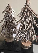 2 kerstboompjes van berkentakken, Ophalen of Verzenden, Zo goed als nieuw