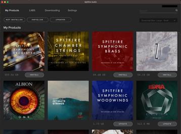 Spitfire Audio Account met meer dan 20 Libraries.  beschikbaar voor biedingen
