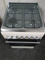 Schone Wiggo gasfornuis met Elektrische oven werkt perfect, Witgoed en Apparatuur, Ophalen, Minder dan 85 cm, Grill, 4 kookzones