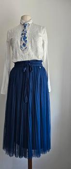 Twin Set tule rok kobalt blauw 38 40 42, Kleding | Dames, Blauw, Ophalen of Verzenden, Zo goed als nieuw, Pauw Twin Set