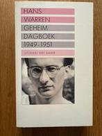 Hans Warren - Geheim Dagboek 1949-1951, Boeken, Ophalen of Verzenden, Gelezen, Kunst en Cultuur