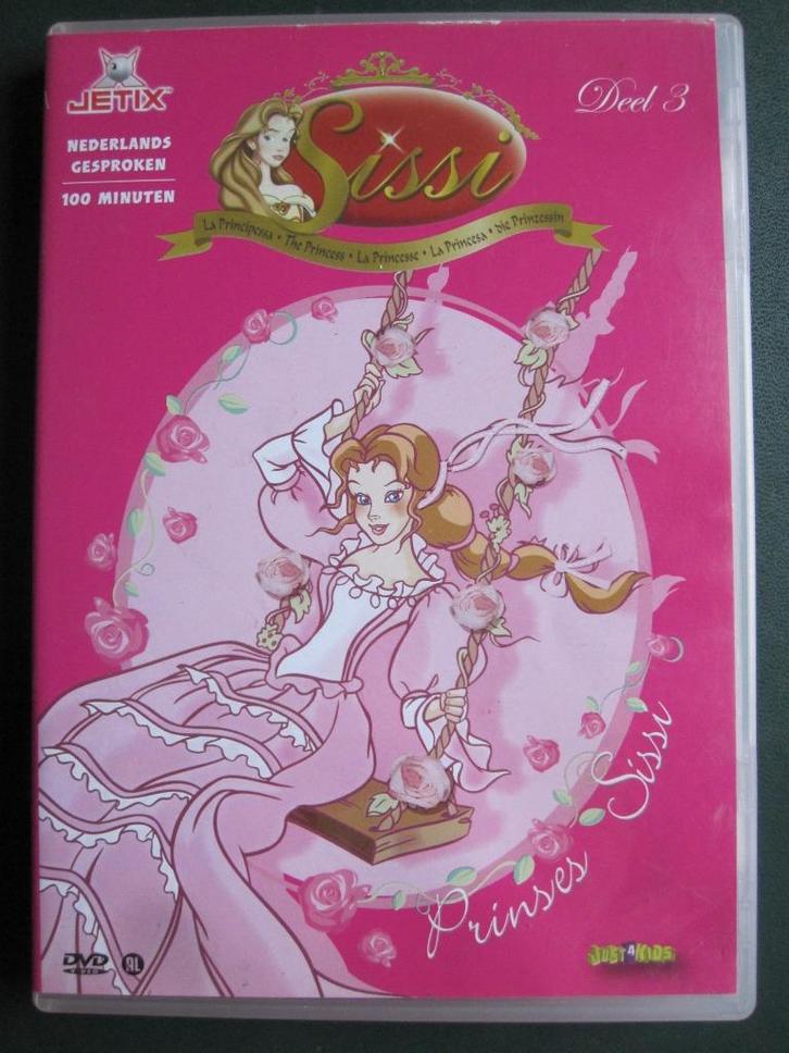 Princess Sissi Deel 3, Cd's en Dvd's, Dvd's | Tekenfilms en Animatie, Zo goed als nieuw, Amerikaans, Tekenfilm, Alle leeftijden