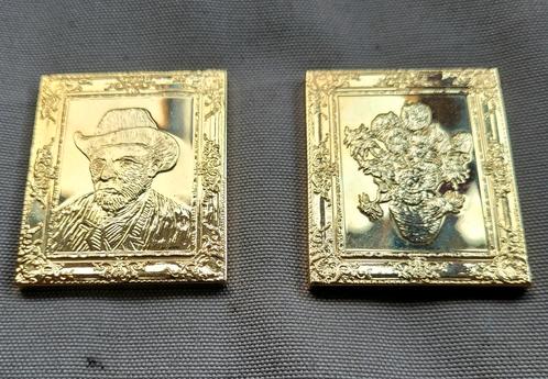 Van Gogh - Franklin Mint Vergulde Kunstwerken 1988, Verzamelen, Merken en Reclamevoorwerpen, Ophalen of Verzenden