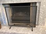 Spatscherm en haard met aslade, Huis en Inrichting, Haarden, Ophalen, Gebruikt, Houthaard