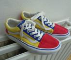 Vans Off the Wall model Old Skool maat 37 geel rood blauw, Ophalen of Verzenden, Vans Off the Wall, Sneakers of Gympen, Zo goed als nieuw
