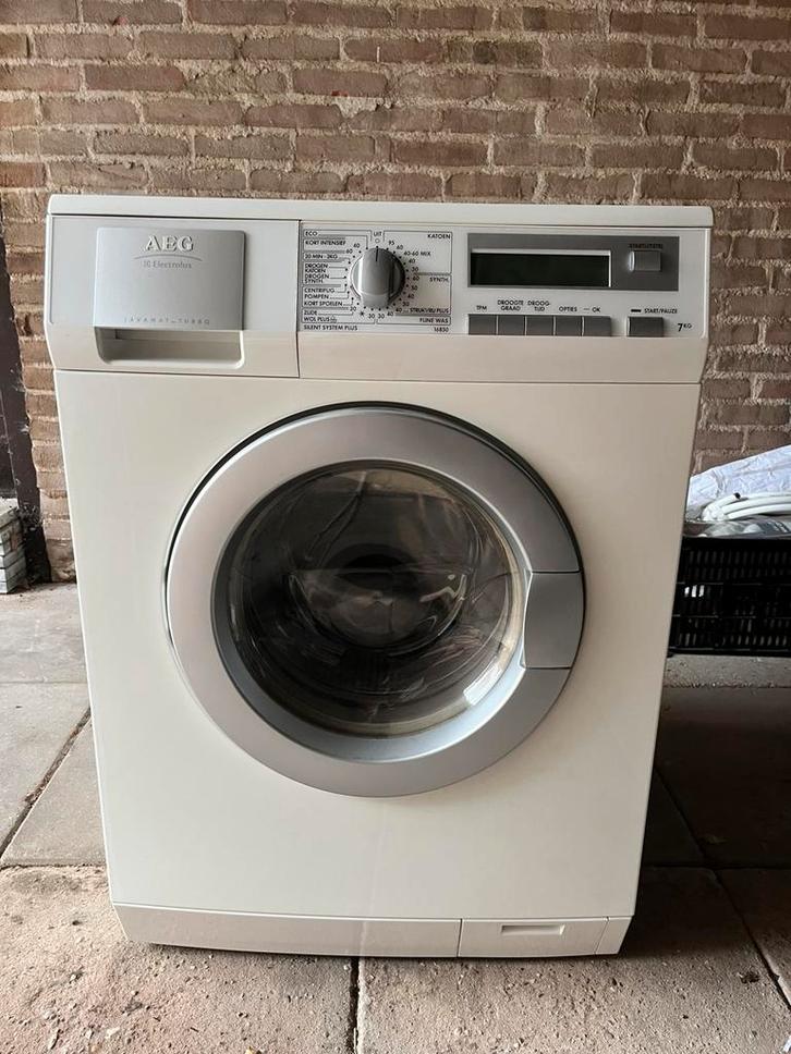 AEG wasmachine+droger 1600 rpm, Witgoed en Apparatuur, Was-droogcombinaties, Gebruikt, 4 tot 6 kg, 85 tot 90 cm, Ophalen of Verzenden