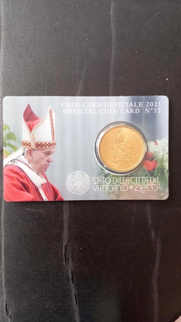 Vaticaan 2021 - 50 Eurocent Paus Franciscus BU, Postzegels en Munten, Munten | Europa | Euromunten, Losse munt, 50 cent, Vaticaanstad