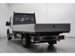 Fiat Ducato 2.2 MultiJet L4 10X Pick Up / Open Laadbak Airco, Auto's, Voorwielaandrijving, Stof, Gebruikt, Zwart