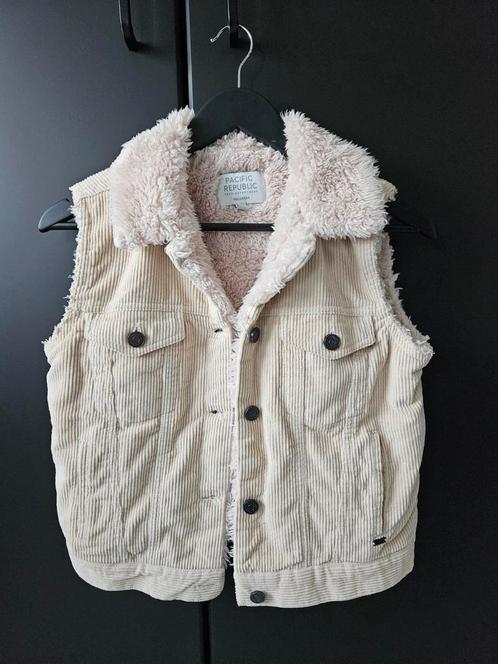 Pacific Republic pull bear corduroy rib teddy bodywarmer 36, Kleding | Dames, Bodywarmers, Nieuw, Maat 36 (S), Ophalen of Verzenden