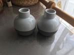 Tweedelige leuke vaasjes van HEMA, Ophalen of Verzenden, Zo goed als nieuw, Glas, Minder dan 50 cm