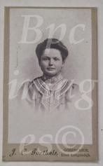 cdb vrouw hoge kraag Gorinchem 1900's Pietje Dekker, Gebruikt, Verzenden, Foto, Voor 1940