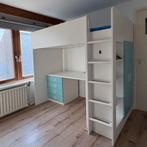 Ikea hoogslaper Småstad met bureau, Ophalen, Gebruikt, Hoogslaper