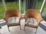 2 rotan stoelen, Tuin en Terras, Ophalen, Gebruikt, Rotan