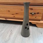 Grijze Keramische Vaas met Gaten - Modern Design, Antiek en Kunst, Antiek | Vazen, Ophalen of Verzenden