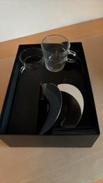 Originele Nespresso kopjes met schotel, Huis en Inrichting, Ophalen, Nieuw, Glas, Overige stijlen