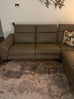 Leren hoekbank met relaxfunctie, 250 tot 300 cm, Minder dan 75 cm, Hoekbank, Nieuw