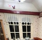 gordijntjes, Huis en Inrichting, Stoffering | Gordijnen en Lamellen, Zo goed als nieuw, Gezellig en romantisch, 50 tot 100 cm