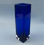 Kobalt blauw vaas jaren 60 Murano glas, Ophalen of Verzenden