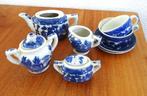blue willow poppentheeservies delen, Ophalen of Verzenden, Gebruikt