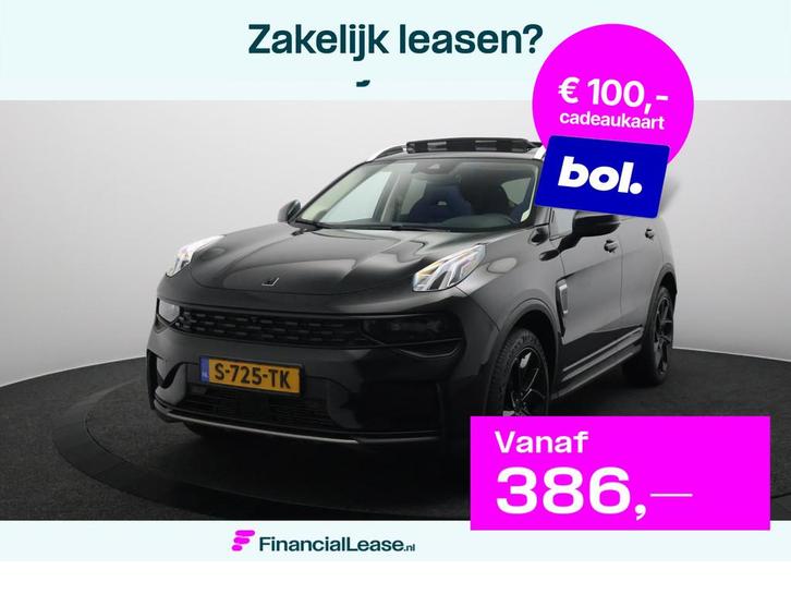 Lynk & Co 01 1.5 Plug-in Hybrid 261PK Black Edition | 360°, Auto's, Lynk & Co, Bedrijf, Lease, Financial lease, ABS, Adaptive Cruise Control