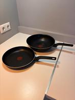 Tefal pans 28cm, Huis en Inrichting, Keuken | Potten en Pannen, Ophalen, Zo goed als nieuw, Aluminium, Pannenset