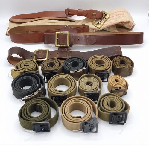 US WWII M-1936 Enlisted Men Belts & Garrison Belts, Verzamelen, Militaria | Tweede Wereldoorlog, Landmacht, Kleding of Schoenen