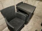 Allibert Iowa, Tuin en Terras, Tuinsets en Loungesets, Kunststof, Gebruikt, Bijzettafel, Tuinset