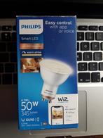 Philips smart LED WiZ GU10 warm white 2700k 4,7W (50W equiva, 30 tot 60 watt, Led-lamp, Overige fittingen, Ophalen of Verzenden