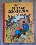 Kuifje SC linnen rug 1e druk 1961 donkerblauwe schutbladen, Boeken, Gelezen, Ophalen of Verzenden, Complete serie of reeks, Hergé