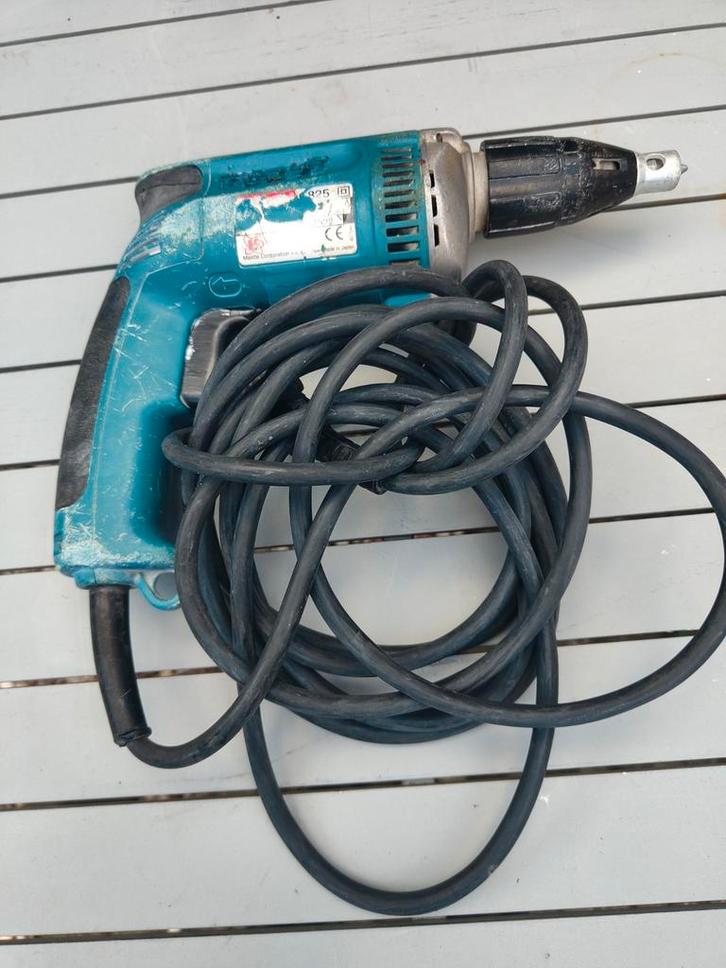 Makita Gipsplaatschroefmachine - Hoogtoeren, Doe-het-zelf en Verbouw, Gereedschap | Boormachines, Gebruikt, Boor- en Schroefmachine