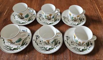 Villeroy & Boch Kop en Schotel Set (6 stuks) beschikbaar voor biedingen