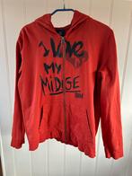 G-Star Hoody Oranje met Zwarte Letters - Maat L, Maat 42/44 (L), Oranje, Ophalen of Verzenden, G-STAR RAW