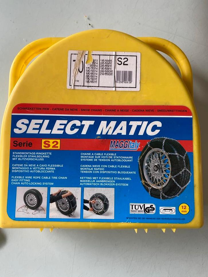 Sneeuwkettingen Select Matic S2, Auto diversen, Sneeuwkettingen, Zo goed als nieuw, Ophalen