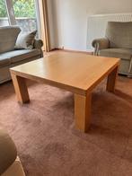 Eikenhouten Vierkante Salontafel, Huis en Inrichting, Tafels | Salontafels, Ophalen, Gebruikt, 50 tot 100 cm, Minder dan 50 cm