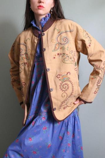 Vintage paisley jasje of blazer boho S  beschikbaar voor biedingen